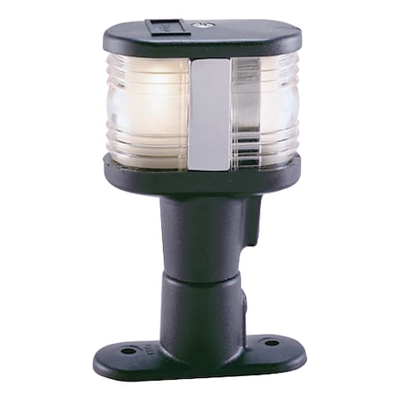Seachoice Fixed Mount Black Polycarbonate Masthead and All-RoundLight, 1"x2-5/8" 5991